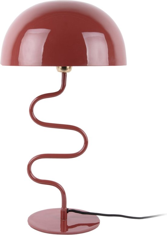 Leitmotiv Tafellamp Twist - Rood - 31x31x54cm - Modern