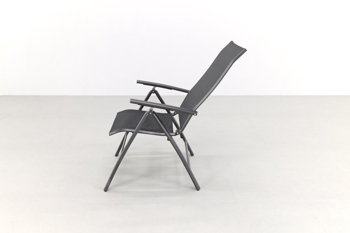 Kettler Legato Curve XL - chaise de jardin hauteur d'assise élevée