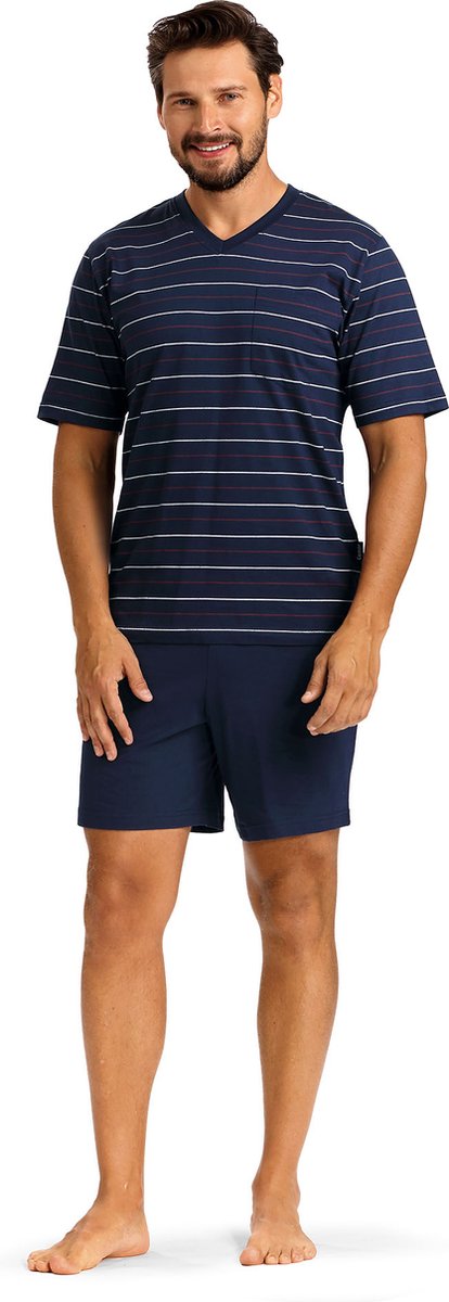 Heren Shortama 'Maritim Stripes'