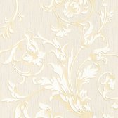 Papier peint aspect textile Profhome 956337-GU papier peint textile texturé à l'aspect textile beige crème mat mat 5,33 m2