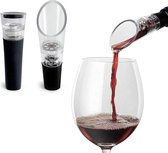 Wijnkaraffenschenker en wijnspaarpomp COMBO - Klassieke pomp - Premium wijnbeluchter en wijnspaarpomp - Inclusief geschenkdoos