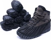 Couvre-chaussures jetables antidérapantes noires