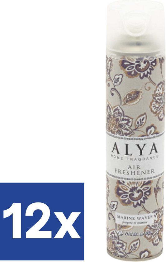 Alya Luchtverfrisser Marine Waves Spray (Voordeelverpakking) - 12 x 300