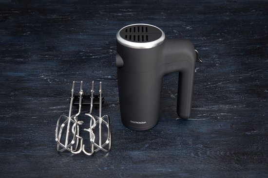 Gastronoma Handmixer - 500W - 6 snelheden en turbofunctie - 18200002 - Zwart van Gastronoma — afbeelding 3