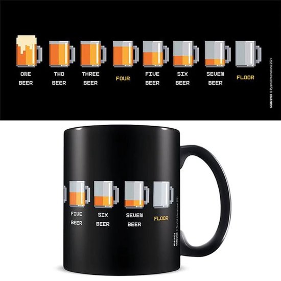 Pyramid Int. 8-Bit Print Mok-8-Bit Beer (Diversen) Nieuw