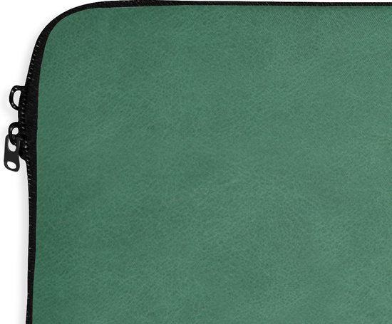Fa.Volmer ® 13.3/15.6 Inch Laptop Sleeve Made of Fine Leather - Brown/Black - with Metal Zip - Padded - for MacBook, Microsoft Surface and More, Brown - Natural