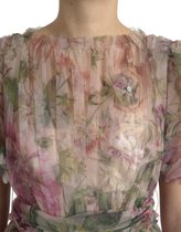 Dolce & Gabbana - Multicolor Floral Print Long Maxi Gown Dress