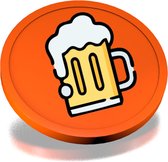 CombiCraft Biermunten / Consumptiemunten Oranje - Ø29mm - 100 stuks