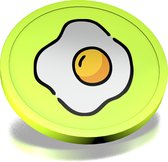 CombiCraft ontbijt consumptiemunten lime groen - Ø29mm - 100 stuks