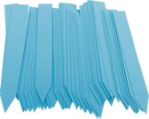 CombiCraft PVC Steeketiketten 140 x 20 mm Blauw - 100 stuks