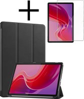 Hoesje Geschikt voor Lenovo Tab M11 Hoesje Case Hard Cover Hoes Book Case Met Screenprotector - Zwart