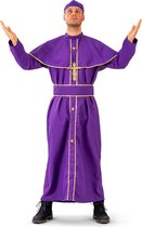 Religie Kostuum - Heilig Boontje Bisschop - Man - Paars - Maat 56-58 (XL/XXL)