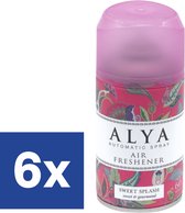 Alya Freshmatic Navulling Luchtverfrisser Sweet Splash - 6 x 250 ml