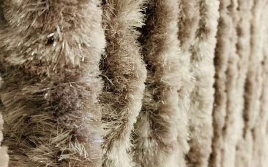 vliegengordijnenexpert Kattenstaart vliegengordijn Kattenstaart Taupe 90x220 cm van Merkloos — afbeelding 3