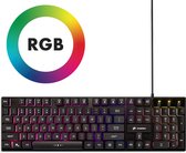 iMoshion Gaming Toetsenbord met RGB Verlichting - QWERTY Keyboard Bedraad - Mechanische Toetsen - USB-A aansluiting - Zwart