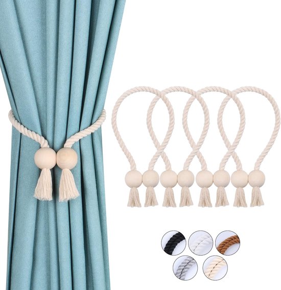 Embrasses magnetisch - 24 cm - 2stuks - Zwart