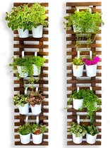 Porte-plantes mural - Jardinières suspendues pour l'intérieur et l'extérieur
