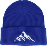 Hatstore- Mountain 3d Royal Blue Soft Deep Cuff - Wild Spirit Cap