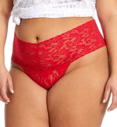 Hanky Panky Plus Retro Thong - 9K1926X - Rood - One size - 1XL tot 3XL