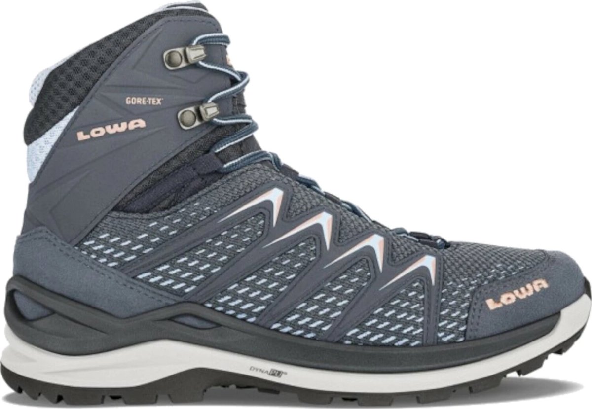 Lowa Innox Pro Gore-tex Mid Dames Wandelschoenen Lm320703-7922 - Kleur Blauw-multicolour - Maat 39.5
