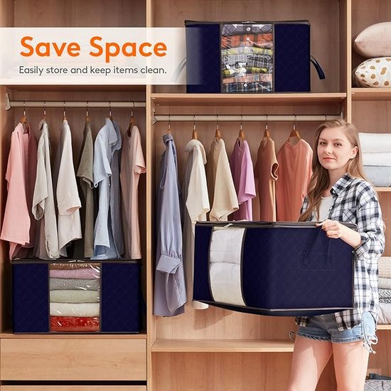 Lifewit Opbergcontainers voor onder het Bed 4-pack, Grote