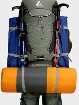 Avoir Avoir®-Hiking Backpack Rugzak - Capaciteit 75L - Kamperen en Wandelen - Blauw - Waterzak uitgang - Ritssluitingszakken - Regenhoes