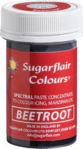 Sugarflair Spectral Concentrated Paste Colours Voedingskleurstof Pasta - Rode Biet - 25g