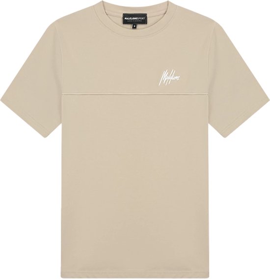 Malelions Sport Counter T-Shirt Taupe Maat XL