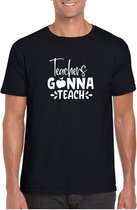 HEREN TSHIRT LEERKRACHT LERAAR TEACHERS GONNA TEACH LUDIEK MEDIUM