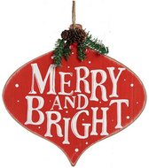 Bord Merry and Bright Plastic Hout MDF (30 x 3,5 x 30 cm)