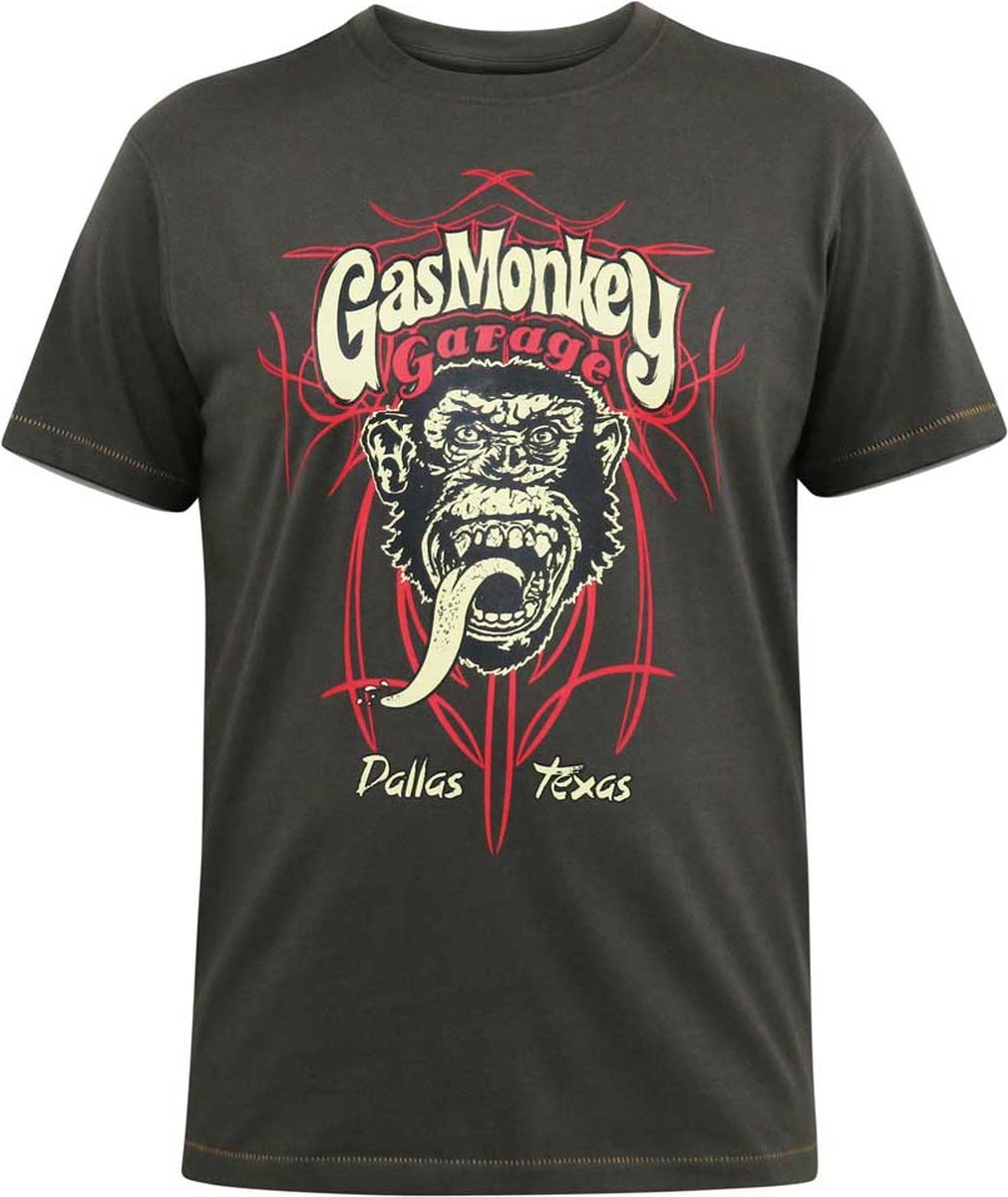 Duke 555 Dallas GasMonkey T-Shirt Maat 2XL Big Men Size