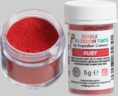 Sugarflair Blossom Tint Dust - Kleurpoeder Eetbaar - Ruby - 5g