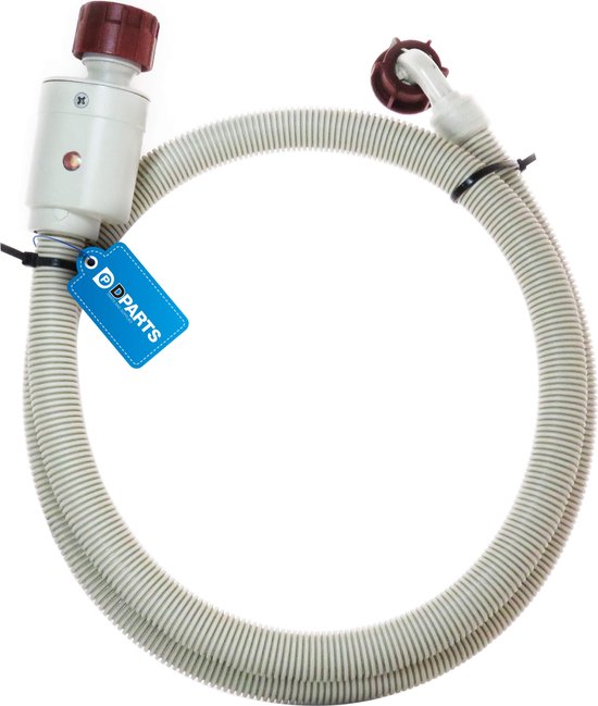 Dparts 1,5m wasmachine slang met waterstop - 3/4" - aanvoerslang aquastop - water toevoerslang met waterslot - waterslang vaatwasser - 1,5 meter