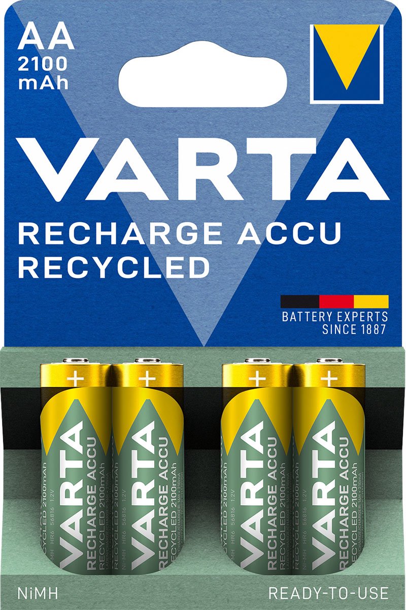 Varta Recycled AA 2100mAh Rechargeable battery Nikkel-Metaalhydride (NiMH)