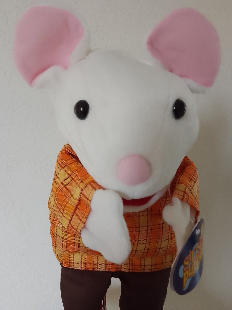 Sillypuppets - Handpop Muis 36 cm - Poppentheater - Handpoppen - Poppenkastpoppen - Dierenhandpop