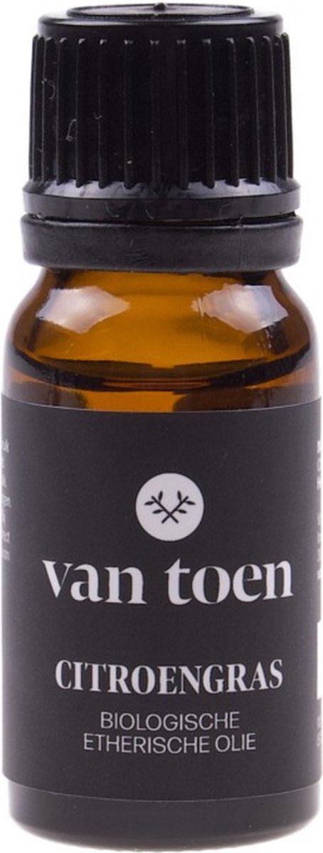 Biologische etherische olie Citroengras - 10ml - Van Toen