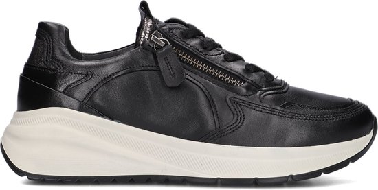 Gabor 598 Lage sneakers - Leren Sneaker - Dames - Zwart - Maat 37,5