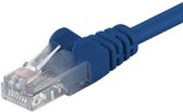 Qost- Patchkabel UTP CAT5e - Blauw - 0,50 Meter - Met RJ45 Connectoren