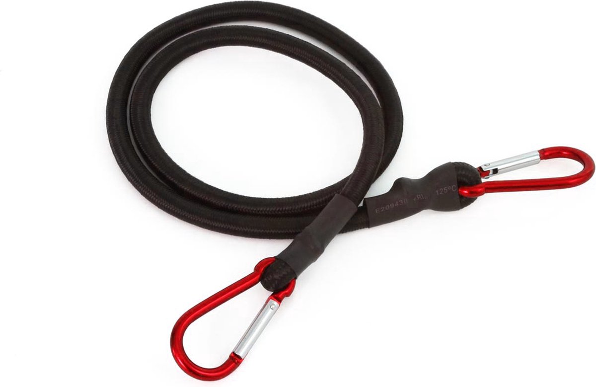 Snelbinder met karabijnhaak - 150 cm - Per stuk
