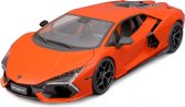 Lamborghini Revuelto modèle de voiture 1:18 orange Maisto