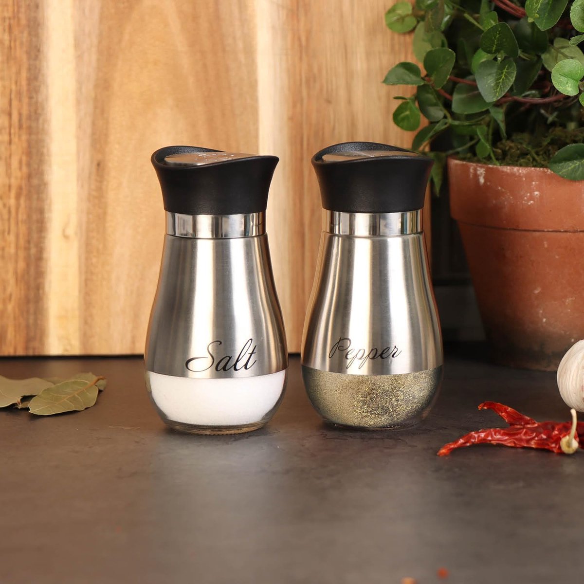 Westmark 2-delige set mini universele strooier (Peper, Zout