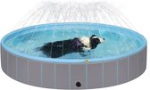 MS® - Zwembadje voor kinderen - Zwembad voor huisdieren - Hondenzwembad - Bad voor huisdieren - Opzetzwembad - 120 cm breed - 30 cm hoog - Met fontein - Met antislip - PVS materiaal - Dog pool - Outdoor