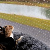 Kattennet - Kattennet Balkon - Katten Net - Katten Omheiningssysteem - Balkon Net - Kattengaas