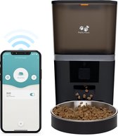 Pretty Paws QQ003 - Wifi Voerautomaat Zwart - Automatische Voerbak - 4L