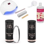Easy Nails - Rubber Base BIAB Starterset met lamp - Clear