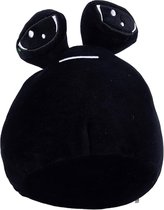 Happy Trendz® Pou - Kawaii knuffel Black/Zwart - alien knuffel - 22cm - sad - zielig - pluche - Kawaii Knuffel - Zielig Knuffel - Pou - Zwart - Alien Poo Knuffel - My Pet Alien Pou - Premium Quality