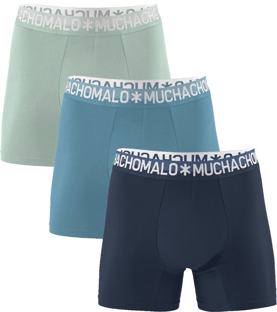 Muchachomalo Heren Boxershorts - 3 Pack - Maat L - 95% Katoen - Mannen Onderbroek