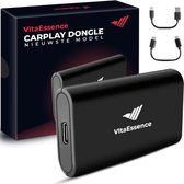 VitaEssence Carplay dongle - Draadloos Carplay - Apple Carplay - Android Auto - 2024 Versie - Inclusief USB-C - Zwart