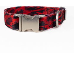 Luxe Halsband voor Honden-Metaal-Verstelbaar- 26 Cm-40 Cm x 2 Cm-D21