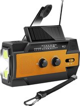 Noodradio Solar Opwindbaar - Noodradio Opwindbaar - Opwindbare Radio - Powerbank Zonne Energie